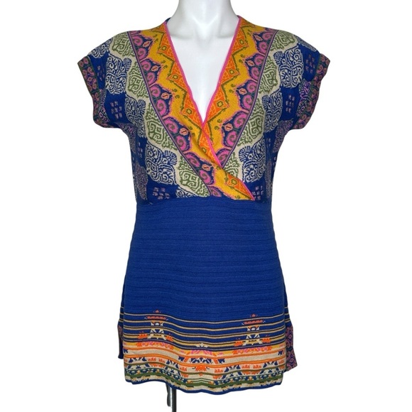 Soft Surroundings Colorful Patterned Women's Tunic small - Picture 3 of 7